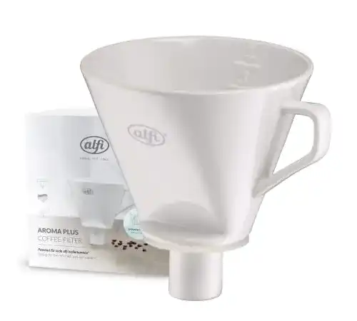 Porzellan-Kaffeefilter alfi Aroma Plus in Weiß für perfekten Kaffeegenuss