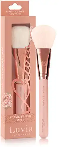 Luvia Rougepinsel Essentials Prime – Veganer Kosmetikpinsel in Nude/Roségold