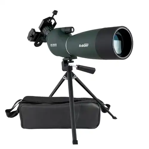 Svbony SV28 Spektiv 25-75×70 mit abgewinkeltem Okular