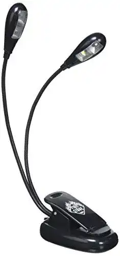 Klavierlampe Gewa Fire & Stone 901518 – Notenpultleuchte mit flexiblen Schwanenhälsen