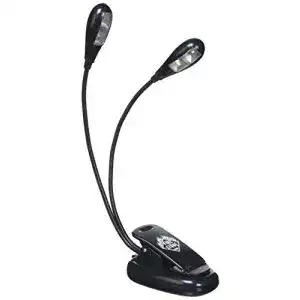 Klavierlampe Gewa Fire & Stone 901518 – Notenpultleuchte mit flexiblen Schwanenhälsen