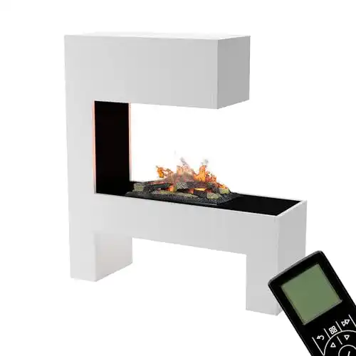 Glow Fire Elektrokamin Mozart – Wasserdampf Kamin mit LED Flammen