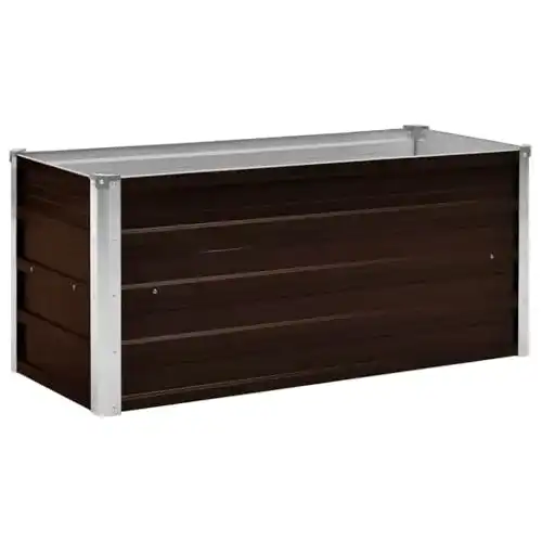 Hochbeet vidaXL Blumenkasten aus Metall für Garten und Balkon