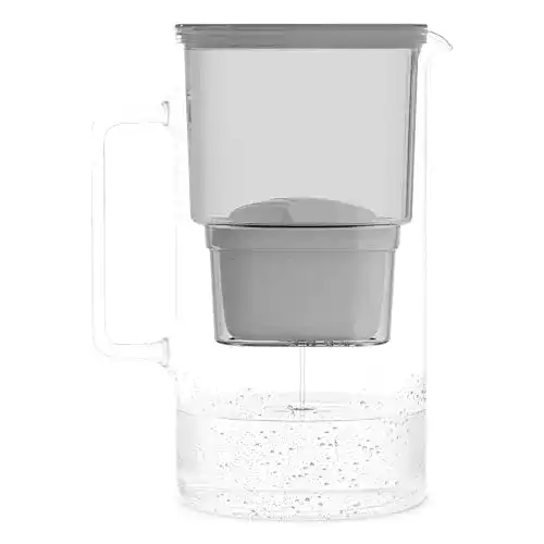 Wasserfilterkanne Wessper Crystaline aus Glas 2,5 Liter