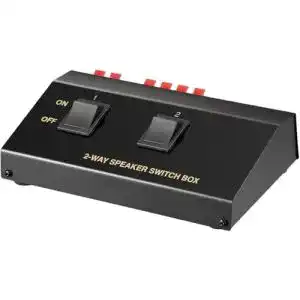 Lautsprecher Umschalter Goobay 60928 für 2 Lautsprecherpaare