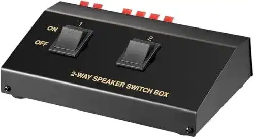 Lautsprecher Umschalter Goobay 60928 für 2 Lautsprecherpaare