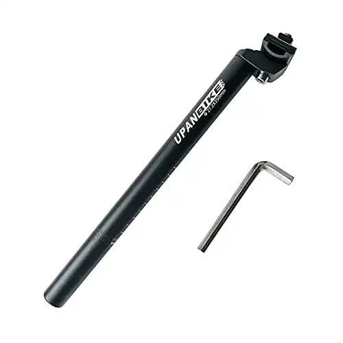 Sattelstütze Upanbike 350 mm Aluminiumlegierung