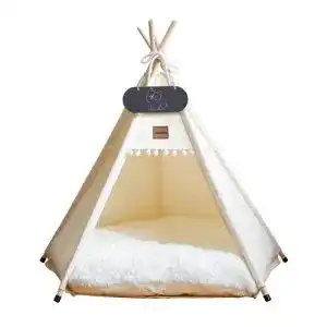 Hundezelt Whiwhi Tipi für Haustiere mit Kissen