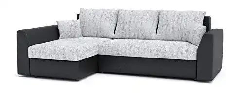 Ecksofa Sofini Paul mit Schlaffunktion und Stauraum
