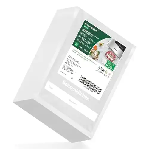 Vakuumierbeutel Bonsenkitchen 15 x 25 cm, 100 Stück