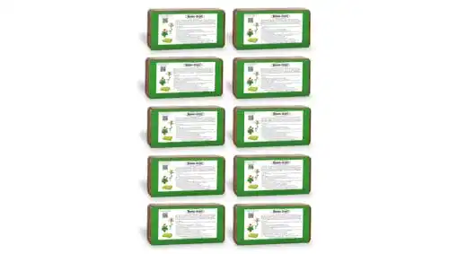 Kokoserde Humusziegel – Gepresste Blumenerde aus Kokosfaser