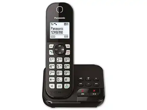 Panasonic KX-TGC460GB Schnurloses Telefon in Schwarz