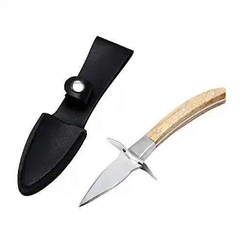 Austernmesser Rebanky mit Holzgriff und Edelstahlklinge