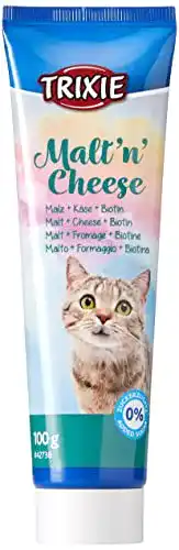 Malzpaste für Katzen Trixie TX-42738 Malt’n’Cheese gegen Haarballen