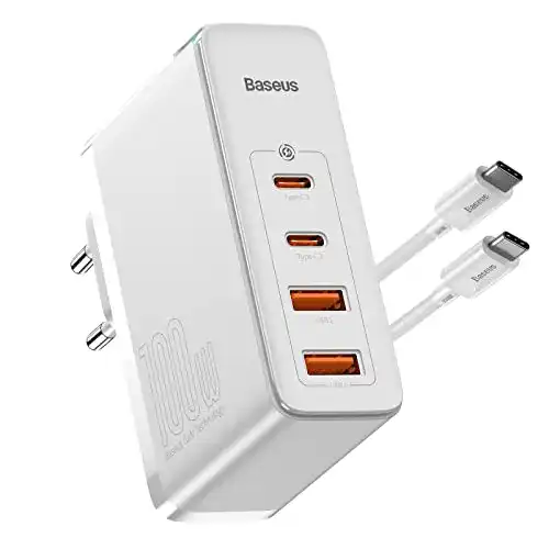 Baseus USB C Schnellladegerät 100 W mit 4 Ports