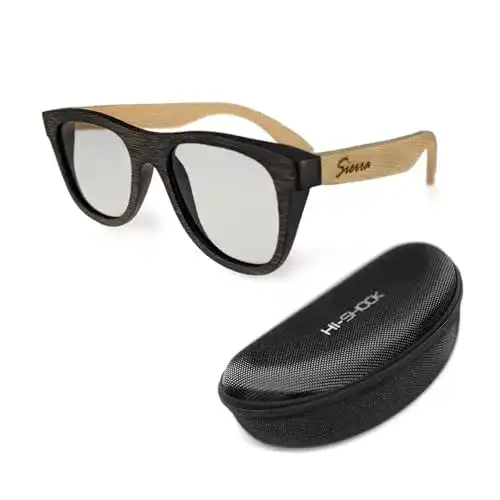 3D-Brille Hi-Shock Passive Bambus Sierra für 4K 3D Fernseher