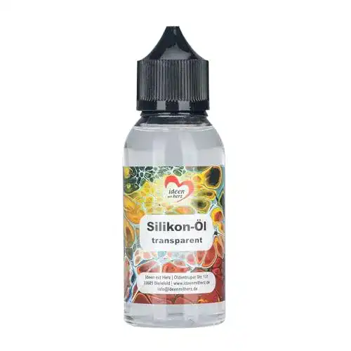 Silikonöl Ideen Mit Herz transparentes Schmiermittel 100 ml