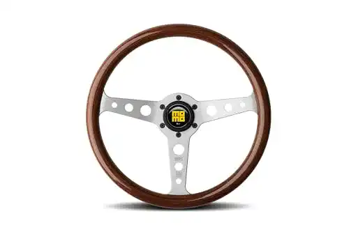 Momo Vindyhermw35 Volante Heritage Holz Lenkrad Indy 350 in Braun