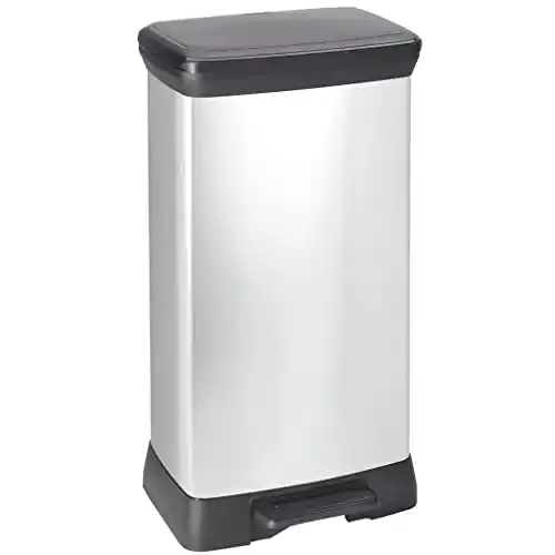 Geruchsdichter Mülleimer Curver Deco Bin 50l mit Deckel und Pedal