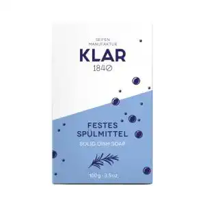 Festes Spülmittel Klar Seifen 100g mit Natron und Rosmarinduft