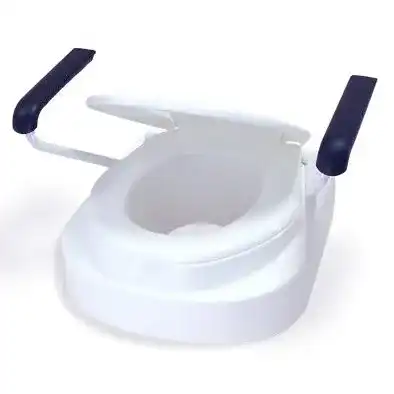 Toilettensitzerhöhung mit Armlehnen für mehr Komfort