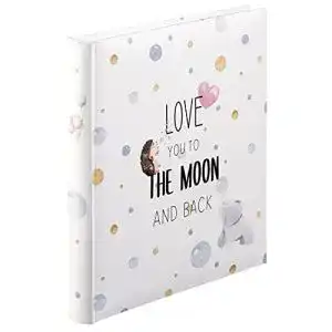Fotoalbum Hama Babyalbum „To The Moon“ für Jungen und Mädchen