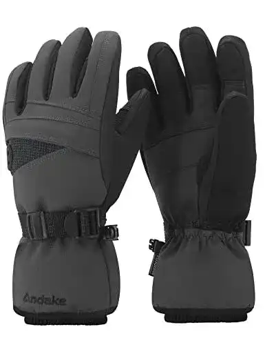 Skihandschuhe Andake mit 3M Thinsulate und Touchscreen-Funktion
