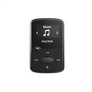 SanDisk Clip Jam 8GB MP3 Player für Sportliche Aktivitäten, Schwarz