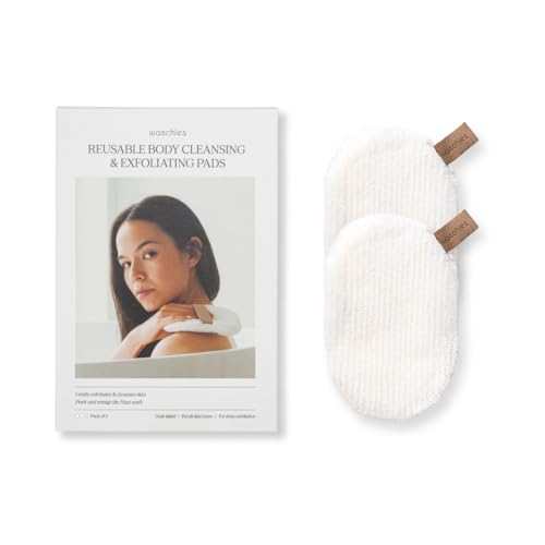 Waschies Peeling-Pads doppelseitige Körperreinigungspads im 2er-Set