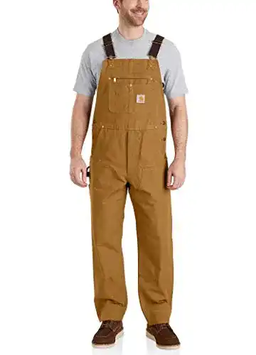 Latzhose für Herren von Carhartt in Braun, lockerer Schnitt und hohe Qualität