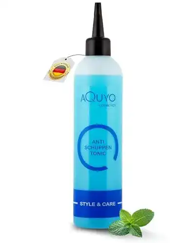 Haarwasser von Aquyo Cosmetics für die Kopfhautpflege gegen Schuppen