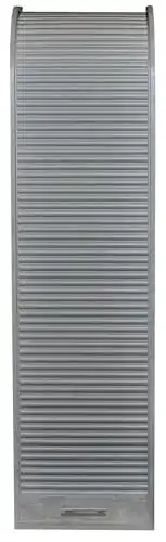 Jalousieschrank Möbelando Organizer in Beton Silber 45x164x40 cm