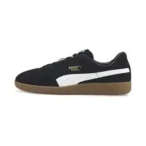 Hallenschuhe Damen Puma Unisex Handball Indoor-Pumps in Schwarz und Weiß