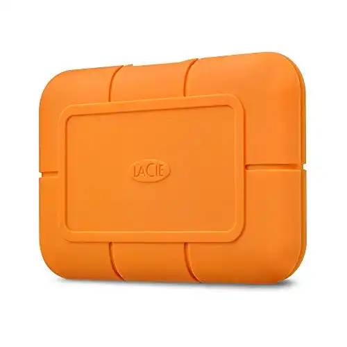 Externe SSD-Festplatte 2TB von LaCie Rugged für PC und Mac