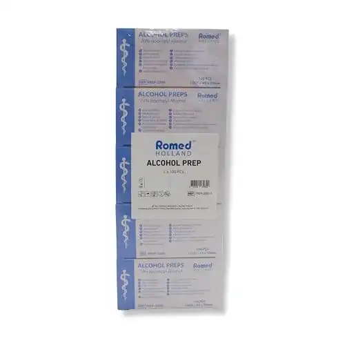 Alkoholtupfer Romed Alkoholpads 65 x 30 mm 2-lagig, 500 Stück