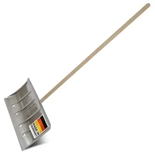 Alu-Schneeschieber SHW FIRE mit Buchen-Ovalstiel 130 cm