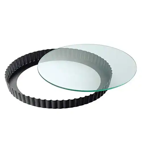 Tarteform Kaiser Inspiration mit Hebeboden aus Glas, 28 cm