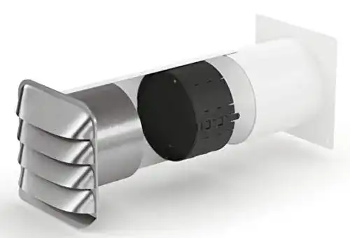 Mauerkasten Naber E-Jal Col 150 mit Thermobox für Abluftführung