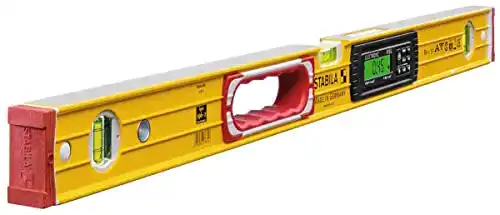 Stabila elektronische Wasserwaage TECH 196 mit Digital-Displays und IP65-Schutz