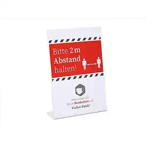Abstand halten Aufsteller APS 98021 Hinweisschild