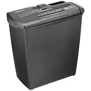 Aktenvernichter-Aufsatz von Amazon Basics für Streifenschnitt