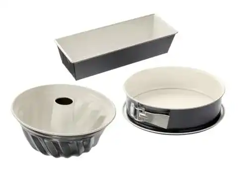 Dr. Oetker 3er Set Backformen: Springform, Gugelhupfform und Kastenform