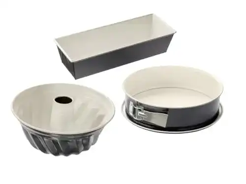 Dr. Oetker 3er Set Backformen: Springform, Gugelhupfform und Kastenform