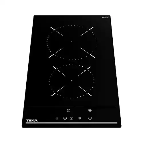 Teka Kochfeld Schwarz Modulare Glaskeramikplatte 30 cm mit 2 Zonen