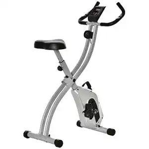 HOMCOM Heimtrainer X-Bike Kompakter Fitnesstrainer mit Klappfunktion