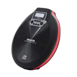 Aiwa PCD-810RD tragbarer CD-Player in Rot und Schwarz