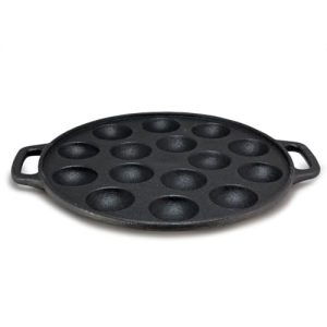 Poffertjes-Pfanne aus Gusseisen für traditionelle Mini-Pfannkuchen
