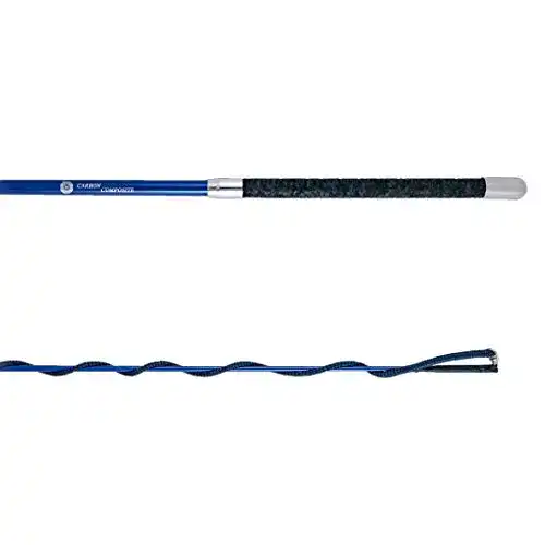 Fleck Carbon Economy Teleskop Longierpeitsche in Blau