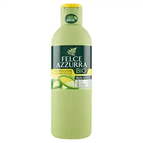 Duschgel für Damen mit Aloe Vera und Zitrone von Felce Azzurra BIO