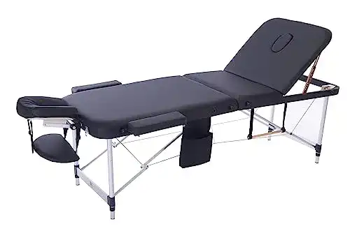 Massageliege Massunda Comfort Light, mobil und aus Aluminium